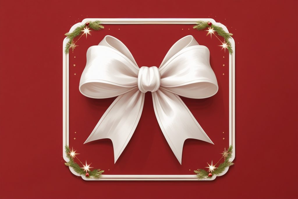 Leonardo Phoenix 10 Square Christmas icon with a solid red bac 3